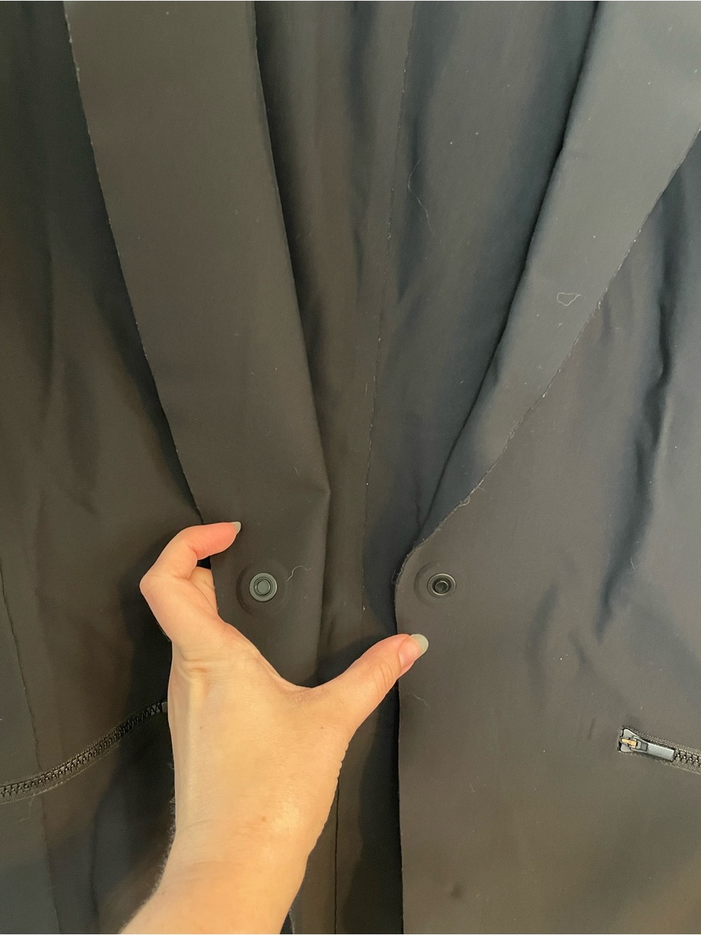 Athleta Sporty Women's Blazer Jacket | Minimalist Athleisure | Black Size 16 - Picture 4 of 11